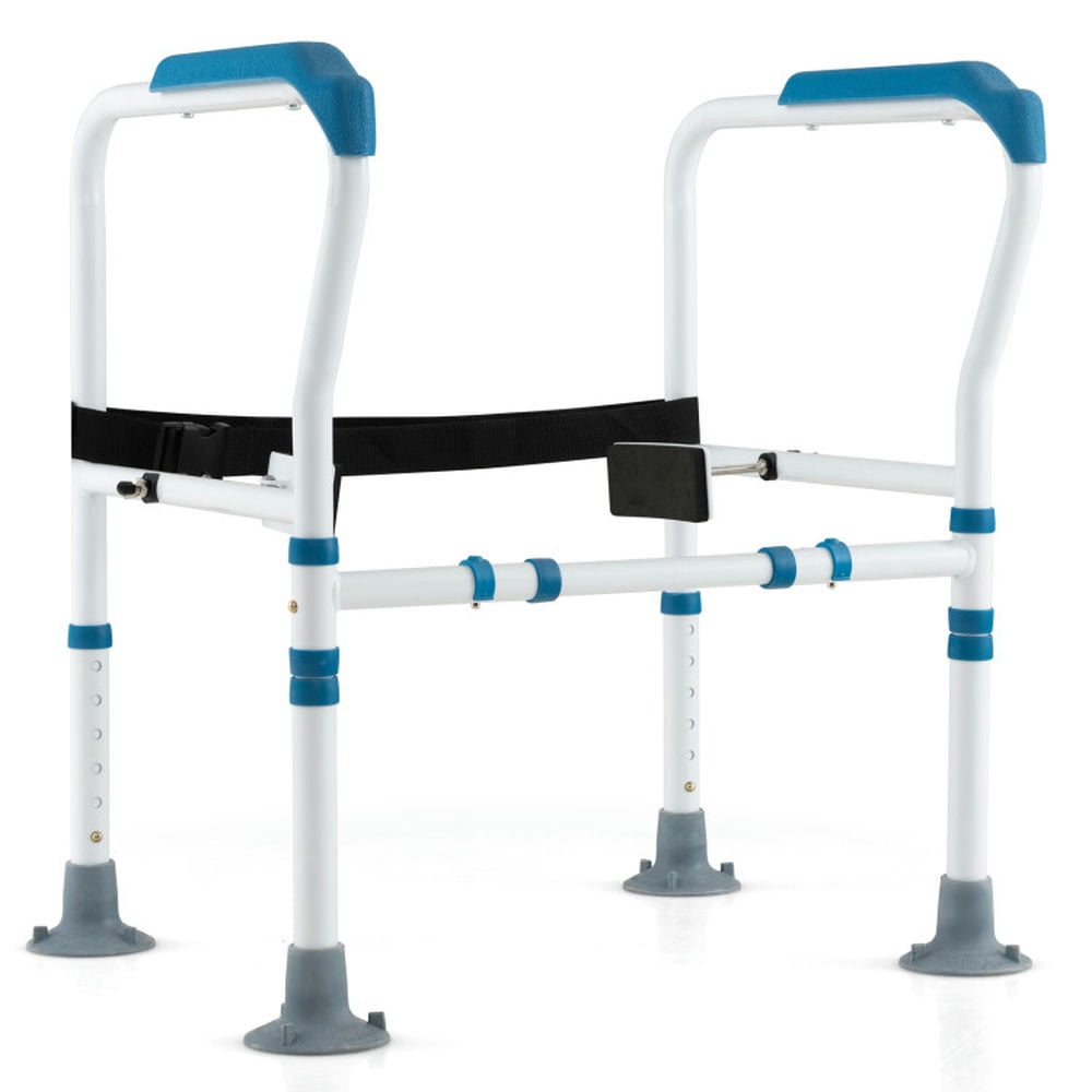 Kadyn Toilet Safety Rail with Adjustable Height for ElderlyBlue