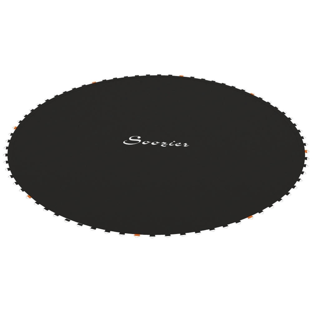 Kadyn Trampoline Replacement Mat with 72 V-Hooks and 5.5" Springs (Spring & Frame not Included), Recreational Big Trampolines Fits 12' Trampoline, Black