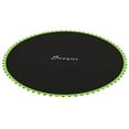 thumbnail image 1 of Kadyn Trampoline Replacement Mat with 72 V-Hooks and 5.5" Springs (Spring & Frame not Included), Recreational Big Trampolines Fits 12' Trampoline, Green, 1 of 7