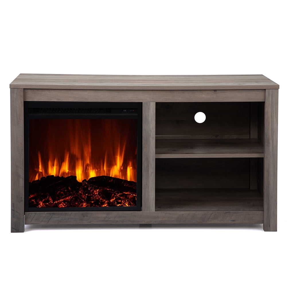 Kadyn Tv Stand for Tvs Up to 41", Modern Corner Tv Stand for Living Room, Tv Stand with 3 Layers of Adjustable Shelves, Taupe