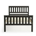 thumbnail image 1 of Kadyn Twin Bed Frames, Wood Platform Mattress Foundation with Slat Support, No Box Spring Needed Platform Bed with Headboard, Easy Assembly, 1 of 4