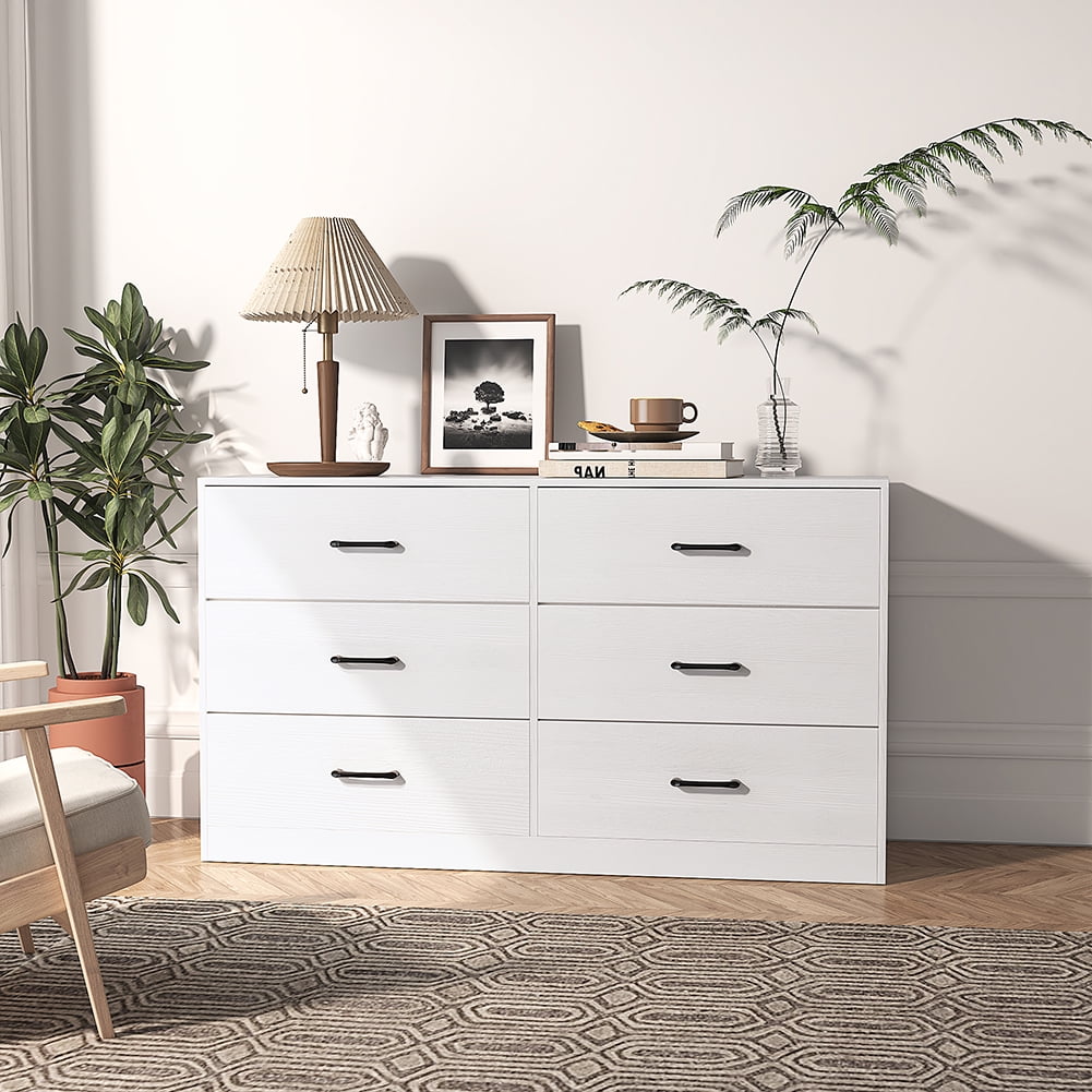 Kadyn White Chest of Drawers, 6 Drawer Dresser for Bedroom, Modern Storage Cabinet for Living Room, Nursery Dresser, Decorative Storage Cabinet for Living Room, Hallway, Entryway Kadyn White Chest of Drawers, 6 Drawer Dresser for Bedroom, Modern Storage Cabinet for Living Room, Nursery Dresser, Decorative Storage Cabinet for Living Room, Hallway, Entryway