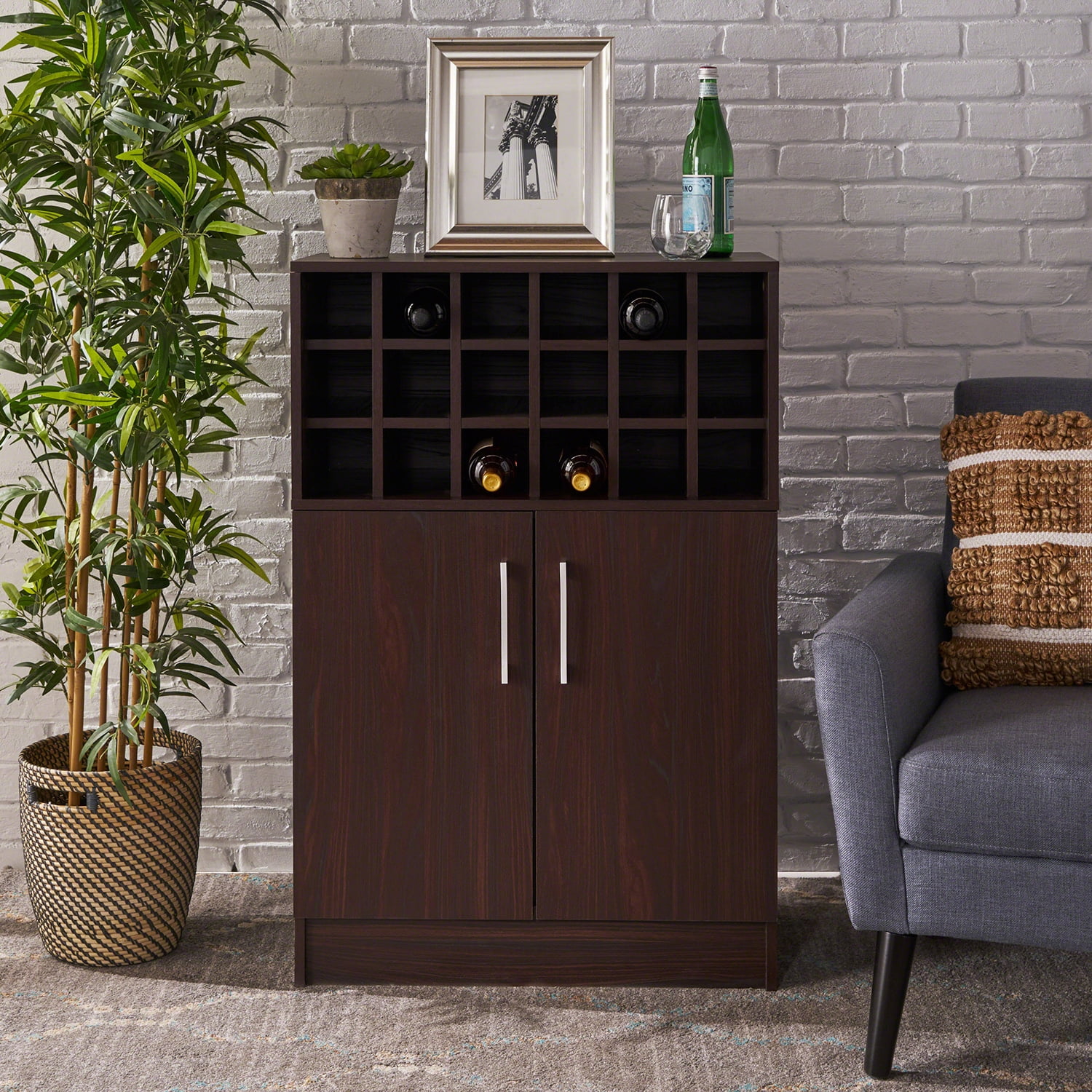 Kadyn Wine Bar Rack Cabinet with Wine Rack, Bar Cabinet with Door, Small Sideboard and Buffet Cabinet(Brown) Kadyn Wine Bar Rack Cabinet with Wine Rack, Bar Cabinet with Door, Small Sideboard and Buffet Cabinet(Brown)