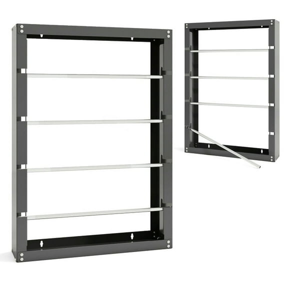 Kadyn Wire Spool Rack with 4 Rods for Electrical Industrial and Retail Use-Gray
