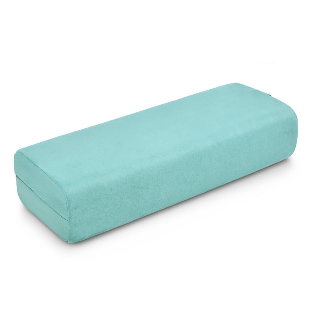Kadyn Yoga Bolster Pillow with Washable Cover and Carry Handle-Green Kadyn Yoga Bolster Pillow with Washable Cover and Carry Handle-Green
