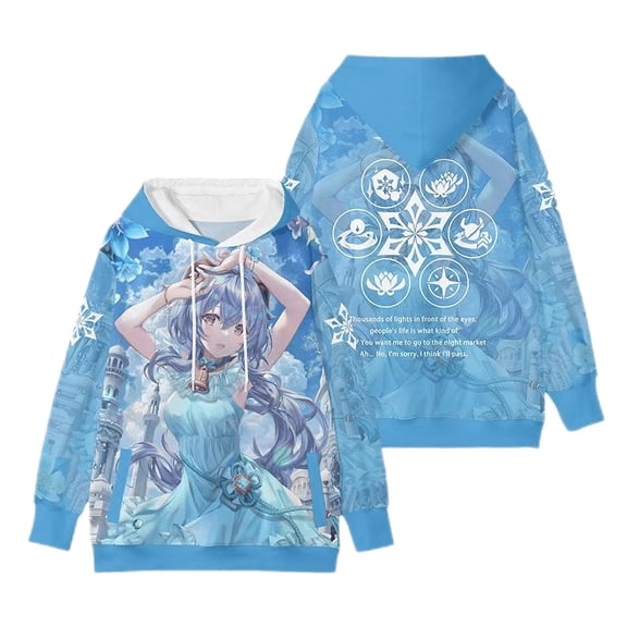 Kaedehara Kazuha Hoodie Genshin Impact Hoodies Cosplay Costume Kazuha Women Men Pullover Sweatshirts