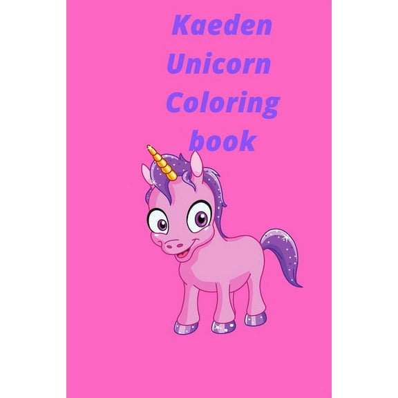 Kaeden unicorn coloring book (Paperback)