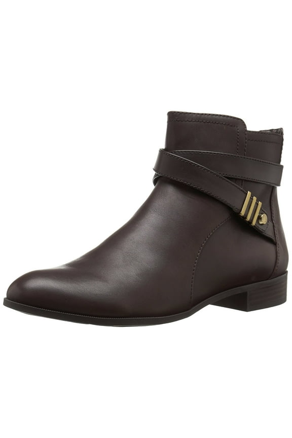 Kael Women Round Toe Leather Ankle Boot