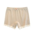 thumbnail image 1 of Kaemgyyd 1-13 Years Baby Girls Toddlers Dance Shorts Cute Bow Lace Hem Elastic Waist Bottoms Under Dress Shorts Infant Clothes, 1 of 3