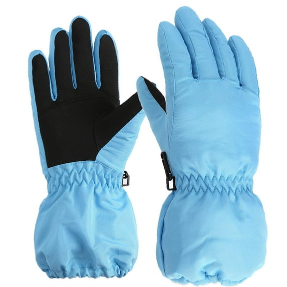 Kaemgyyd 4-10 Years Child Winter Gloves Fleece Lined Windproof Snow Ski Gloves Fashion Thickened Warm Gloves for Toddler