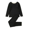 thumbnail image 1 of Kaemgyyd 4 T-11 T Children Thermal Set Toddler Boys Girls Long Sleeve Underwear and Bottom Winter Warm Base Layer 2 Piece Set, 1 of 3