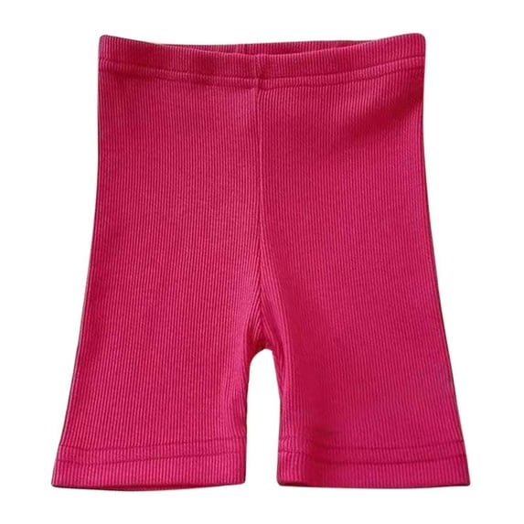 Kaemgyyd Baby Girls Boys Shorts Infant Soft Basic Biker Short Pants Lightweight Plain Color Elastic Waist Under Dress Shorts 0- 24 M