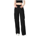 thumbnail image 1 of Kaemgyyd Baggy Pants Women Lightweight Hiking Cargo Trousers Camping Climbing Pocket Quick Dry Outdoor Activewear, 1 of 5