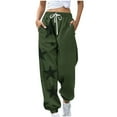 thumbnail image 1 of Kaemgyyd Baggy Sweatpants for Women with Pockets Casual Fashion Stripe Workout Pants Running Joggers Fall Clothes Outfits, 1 of 5