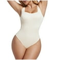 thumbnail image 1 of Kaemgyyd Bodysuit for Women Shapewear Seamless Tops One-Piece Solid Color Suits Stretchy Slim Activewear, 1 of 7