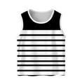 thumbnail image 1 of Kaemgyyd Boys Girls Sleeveless Tops Children Casual Basic Crew Neck Tank Shirt Fashion Soft Stripe Tee Clothes 3-15 Years, 1 of 6