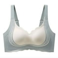 thumbnail image 1 of Kaemgyyd Bras for Women No Underwire Fashion Color Block Full Coverage Everyday Bras Comfort Lightly Push up T Shirt Bras, 1 of 3