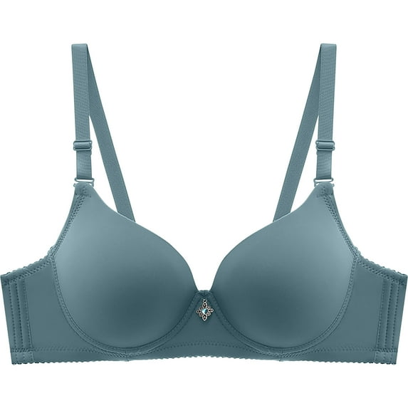 Kaemgyyd Bras for Women No Underwire Push up Supportive Seamless Bra Full Coverage Adjustable Strap Wireless Leisure Bra