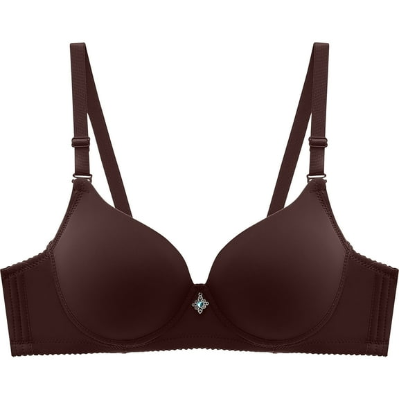 Kaemgyyd Bras for Women No Underwire Push up Supportive Seamless Bra Full Coverage Adjustable Strap Wireless Leisure Bra
