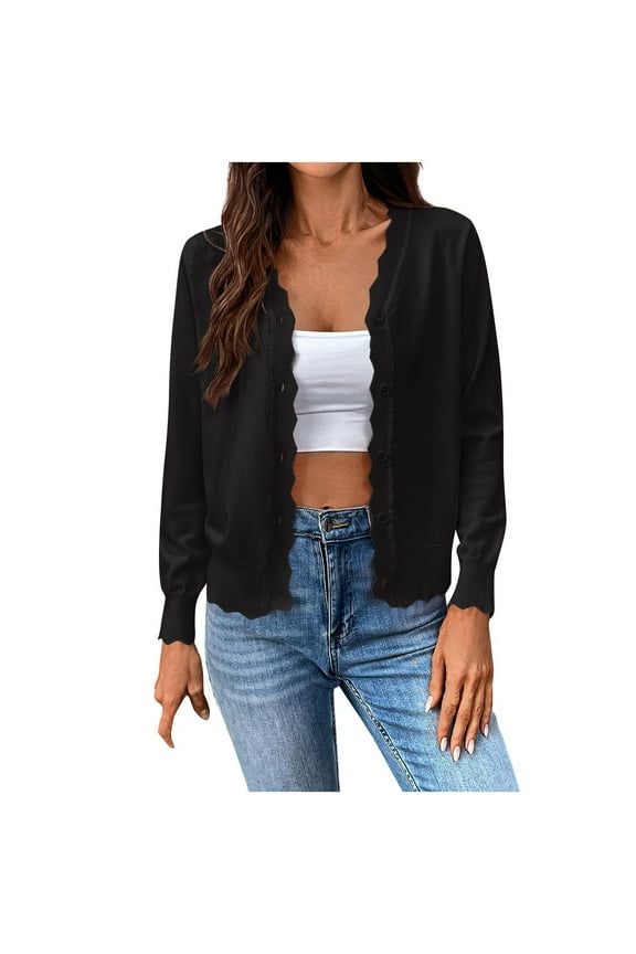 Cardigan Sweaters for Women Lightweight Button down Knit Coat Casual Boho Beach Coverups Long Sleeve Soft Outwear