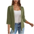 thumbnail image 1 of Kaemgyyd Cardigan for Women 3/4 Sleeves Open Front Lightweight Cardigan Trendy Summer Soft Flowy Shrug Tops, 1 of 7