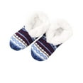 thumbnail image 1 of Kaemgyyd Christmas Socks for Women Cute Print Plush Lined Non Soft per Socks Soft Comfy Sleep Socks for Cold Weather, 1 of 4