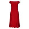 Kaemgyyd Cocktail Dresses for Women Trendy off Shoulder Wedding Guest Party Dress Elegant Pleated Flowy Evening Gown Dress