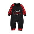 thumbnail image 1 of Kaemgyyd Family Christmas Pjs Matching Sets Long Sleeve Crew Neck Top and Plaid Bottom Trendy Sleepwear Loungewear 2 Piece Outfit, 1 of 6