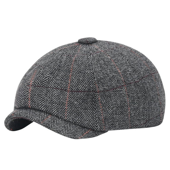 Kaemgyyd Fashion Men’s Classic Cabbie Hat Blend Wool Vintage Cap Boyfriend Gifts Fall Winter Trendy Accessories