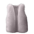 thumbnail image 1 of Kaemgyyd Fleece Vests for Women Winter Open Front Coat Plus Size Soft Plush Fuzzy Jacket Casual Sleeveless Outerwear, 1 of 1