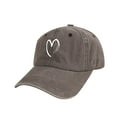 thumbnail image 1 of Kaemgyyd Heart Hat for Womens Mens Cotton Vintage Valentines Caps Fashion Adjustable Baseball Cap, 1 of 3