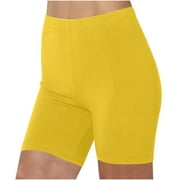 Kaemgyyd High Waisted Biker Shorts for Women Cotton Breathable Athletic Workout Yoga Shorts Plus Size Stretch Butt Lifter Bottoms