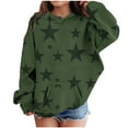 thumbnail image 1 of Kaemgyyd Hoodies for Boys Girls Cute Star Long Sleeve Pullover Casual Oversized Sweatshirts with Pockets Kids Clothes 4-14, 1 of 3