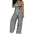 thumbnail image 1 of Kaemgyyd Jumpsuits for Women Wide Leg Spaghetti Strap Sleeveless Rompers Color Block One-Piece Outfits Trendy Clubwear Rompers, 1 of 5