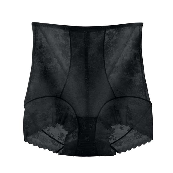 Kaemgyyd Lace Underwear Shorts for Women Fashion High Waisted Butt Lifter Panties Seamless Print Full Coverage Boyshorts