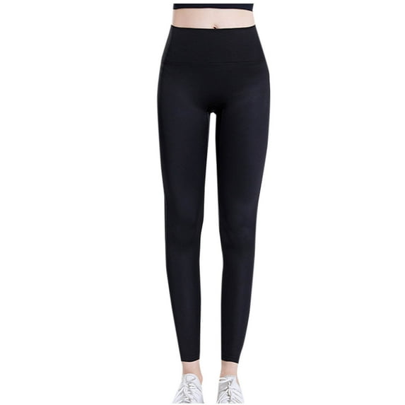 Kaemgyyd Leggings for Women Butt Lifting Stretchy Gym Workout Yoga Pants High Waist Athletic Fashion Solid Soft Trousers