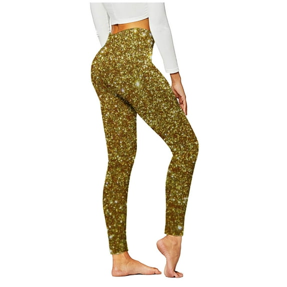 Kaemgyyd Leggings for Women Workout Athletic Yoga Pants Butt Lift High Waisted Trendy Printing Stretch Trousers