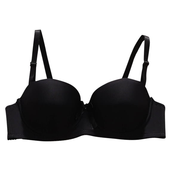 Kaemgyyd Lift up Bra for Women Soft Cute Bow No Underwire Seamless Bras Breathable Unlined Wireless Spaghetti Strap Everyday Bras