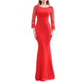thumbnail image 1 of Kaemgyyd Maxi Dress for Women Bodycon Long Sleeve Crew Neck Dress Sequin Tight Slim Dresses Evening Party for Cocktail, 1 of 5