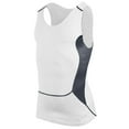 thumbnail image 1 of Kaemgyyd Men's Shirt Fashion Slimming Sleeveless Sports Tee Crew Neck Color Block Athletic Workout Tank Top, 1 of 1