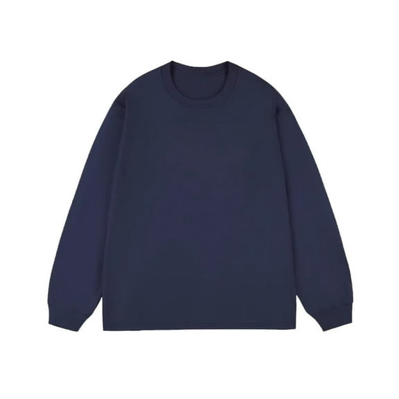 Kaemgyyd Men's Crewneck Sweatshirts Casual Fashion Long Sleeve Winter Tops Clothes Basic Solid Color Loose Pullover