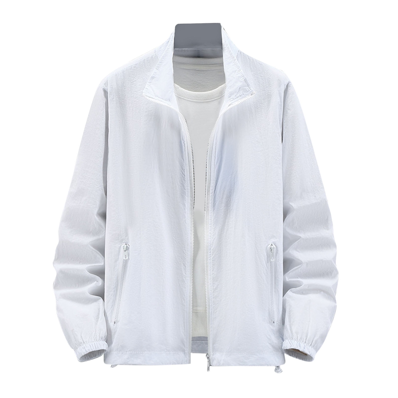 OGLCCG Men's Lightweight Bomber Jacket Zip Front Stand OGLCCG Men's Lightweight Bomber Jacket Zip Front Stand