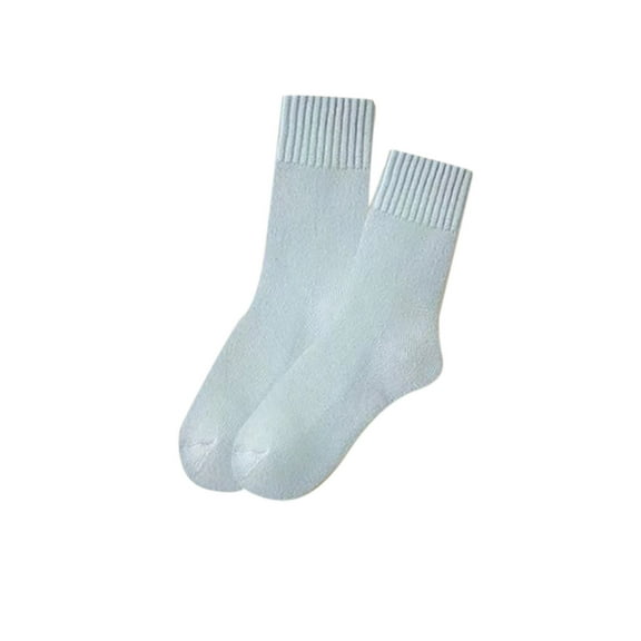Kaemgyyd Mens and Womens Wool Socks Soft Warm Solid Fleece Lined Socks Thermal Thick Winter Knit Cozy Hiking Crew Socks