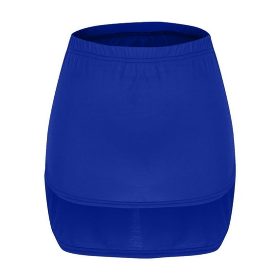 Kaemgyyd Mini Skirt for Women Casual Pencil Bodycon Short Skirts High Low Elastic Waist Bottom for Workout Sports
