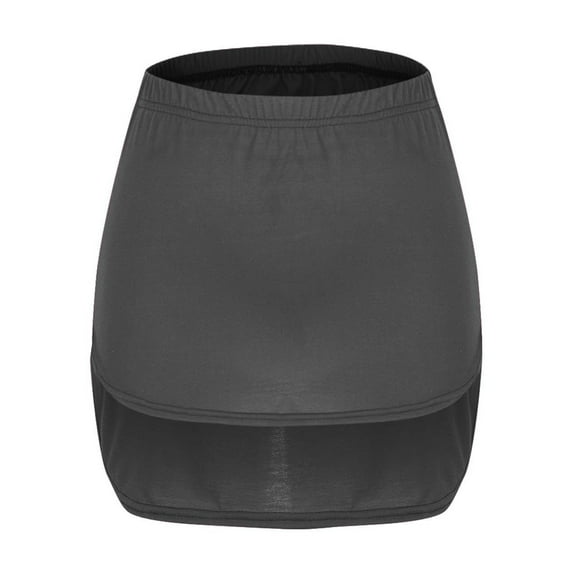 Kaemgyyd Mini Skirt for Women Casual Pencil Bodycon Short Skirts High Low Elastic Waist Bottom for Workout Sports