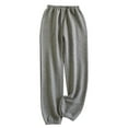 thumbnail image 1 of Kaemgyyd Pajamas Pants for Women Winter Comfy Warm Sleepwear with Pockets Elastic Waist Cinch Bottom Pj Trousers, 1 of 5