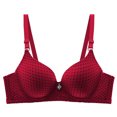thumbnail image 1 of Kaemgyyd Plus Size Bar for Womens Seamless Spaghetti Strap Print Bralette Comfortable Full Coverage Push up Leisure Bra, 1 of 3