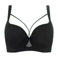 thumbnail image 1 of Kaemgyyd Plus Size Bras for Women Padded Cut out Lift up T-Shirt Bra Underwire Adjustable Strap Bralette for Large Bust, 1 of 5
