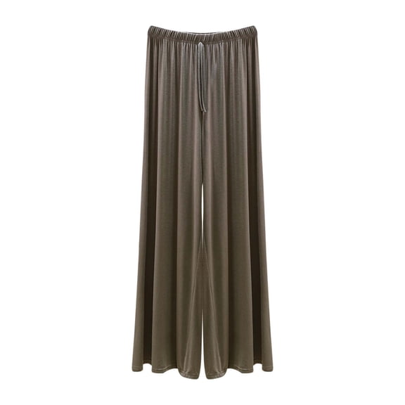 Kaemgyyd Plus Size Pajama Pants Soft Comfortable Wide Leg Flowy Sleepwear Lounge Drawstring Loose Fit Pj Bottoms Trousers