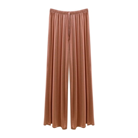 Kaemgyyd Plus Size Pajama Pants Soft Comfortable Wide Leg Flowy Sleepwear Lounge Drawstring Loose Fit Pj Bottoms Trousers
